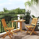 Set mobilier grădină pliabil, 3 piese, lemn masiv acacia GartenMobel Dekor