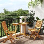 Set mobilier grădină pliabil, 3 piese, lemn masiv acacia GartenMobel Dekor