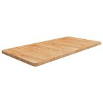 Blat de baie, maro deschis, 100x50x2,5 cm, lemn masiv tratat GartenMobel Dekor
