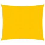 Pânză parasolar, galben, pătrat, 4x4 m HDPE, 160 g/m² GartenMobel Dekor