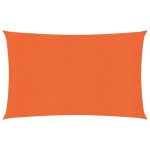 Pânză parasolar, portocaliu dreptunghiular 3x5 m HDPE 160 g/m² GartenMobel Dekor