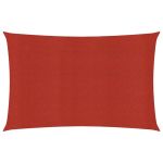 Pânză parasolar, roșu, 2,5x3,5 m, HDPE, 160 g/m² GartenMobel Dekor