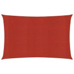 Pânză parasolar, roșu, 2x3,5 m, HDPE, 160 g/m² GartenMobel Dekor