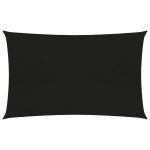 Parasolar, negru, 3x5 m, HDPE, 160 g/m² GartenMobel Dekor