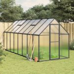 Sere cu cadru de bază, antracit, 445x169x195 cm, aluminiu GartenMobel Dekor