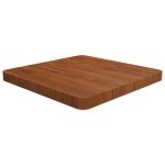 Blat de masă pătrat maro închis 50x50x4 cm lemn stejar tratat GartenMobel Dekor