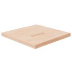Blat de masă pătrat, 60x60x4 cm, lemn masiv stejar netratat GartenMobel Dekor