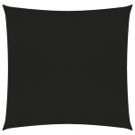 Pânză parasolar, negru, 5x5 m, HDPE, 160 g/m² GartenMobel Dekor