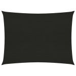 Pânză parasolar, negru, 2x3 m, HDPE, 160 g/m² GartenMobel Dekor