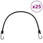 Corzi elastice cu benzi reflectorizante/cârlige 25 buc. 59 cm GartenMobel Dekor
