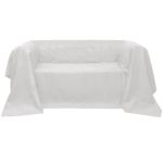 Husă din velur micro-fibră pentru canapea, 140 x 210 cm, crem GartenMobel Dekor