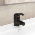 Baterie mixer pentru bideu baie, negru, 13x12 cm GartenMobel Dekor