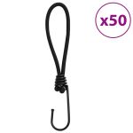 Funie elastică cu cârlige, 50 buc., 17 cm GartenMobel Dekor