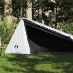 Cort camping tunel 1 persoană, alb, țesătură opacă, impermeabil GartenMobel Dekor