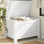 Cutie depozitare capac "RANA", alb, 100x49x54cm, lemn masiv pin GartenMobel Dekor