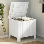 Cutie depozitare capac "RANA", alb, 60x49x54 cm, lemn masiv pin GartenMobel Dekor