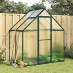 Sere cu cadru de bază, verde, 169x114x195 cm, aluminiu GartenMobel Dekor