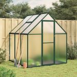 Sere cu cadru de bază, verde, 169x169x195 cm, aluminiu GartenMobel Dekor