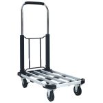 Cărucior de transport pliabil, 150 kg, argintiu, aluminiu   GartenMobel Dekor