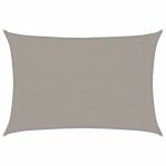 Pânză parasolar gri deschis dreptunghiular 3x4,5m HDPE 160 g/m² GartenMobel Dekor