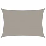 Pânză parasolar gri deschis dreptunghiular 3x4,5m HDPE 160 g/m² GartenMobel Dekor