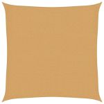 Pânză parasolar, nisipiu, 3x3 m, pătrat, 160 g/m², HDPE GartenMobel Dekor