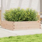 Jardinieră de grădină, 90x90x23 cm, lemn masiv de pin GartenMobel Dekor