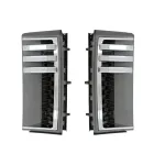 Grile Laterale Land Range Rover Vogue III L322 (2002-2012) Autobiography Side Vents Gray Piano Black Edition Design Nou Performance AutoTuning