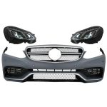 Bara Fata Mercedes E-Class W212 E-Class Facelift (2013-2016) E63 Design cu Faruri LED Xenon Design Performance AutoTuning