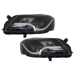 Faruri LED DRL VW Passat B7 (10.2010-10.2014) Negru Performance AutoTuning