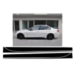 Stickere Laterale Negru Mat BMW Seria 3 F30 F31 (2011-up) M-Performance Design Negru Mat Performance AutoTuning