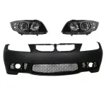Bara Fata BMW Seria 3 E90 Sedan E91 Touring (2004-2008) Non LCI M3 Design cu Faruri Angel Eyes Performance AutoTuning