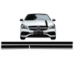 Set Stickere Negru Mat MERCEDES CLA W117 C117 X117 (2013-2016) A-Class W176 (2012-2018) 45 Design Edition 1 Performance AutoTuning