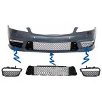 Grila Central Inferioara Si Grile Laterale Bara Fata Mercedes S-Class W221 (2005-2012) S63 S65 Design Performance AutoTuning