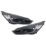 Faruri LED DRL Ford Focus III Mk3 Facelift (2015-2017) Bi-Xenon Design Semnalizare Dinamica Performance AutoTuning