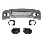 Bara Fata BMW Seria 3 E46 Coupe/Cabrio 99-07 M-Technic M-tech II Design cu Proiectoare Fumurii Performance AutoTuning