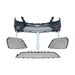 Ansamblu de Grile Bara Fata Mercedes W222 S-Class (2013-2017) S63 Design Negru Lucios Performance AutoTuning