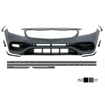 Bara Fata cu Stickere Laterale Gri Inchis Mercedes A-Class W176 (2012-2018) Facelift A45 Design Performance AutoTuning