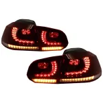 Stopuri FULL LED VW Golf 6 VI (2008-2013) R20 Design Semnal Secvential Dinamic Performance AutoTuning