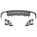 Difuzor Bara Spate Audi A6 4G Facelift (2015-2018) si Tobe Ornament S6 Design Performance AutoTuning