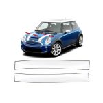 Set Stickere Capota Negru Alb MINI R50 R52 R53 R56 R57 Clubman R55 (2001-2017) Calitate Premium Performance AutoTuning