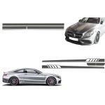 Set Stickere Capota Plafon Portbagaj si Laterale Gri Inchis Mercedes C205 Coupe A205 Cabriolet (2014-up) A45 Design Edition 1 Performance AutoTuning