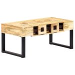 Măsuță de cafea stil casetă, 100x52x45 cm, lemn masiv de mango GartenMobel Dekor