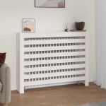 Mască pentru calorifer, alb, 108,5x19x84 cm, lemn masiv de pin GartenMobel Dekor