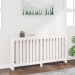 Mască pentru calorifer, alb, 169x19x84 cm, lemn masiv de pin GartenMobel Dekor