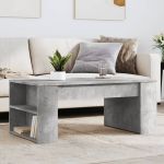 Măsuță de cafea, gri beton, 102x55x42 cm, lemn prelucrat GartenMobel Dekor