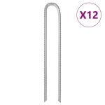 Țăruși de cort, 12 buc., 37 cm, Ø10 mm, oțel galvanizat GartenMobel Dekor