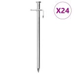Țăruși de cort, 24 buc., 19,5 cm, Ø8 mm, oțel galvanizat GartenMobel Dekor
