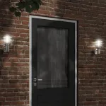 Corpuri de iluminat exterior de perete 2 buc argintiu oțel inox GartenMobel Dekor