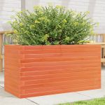 Jardinieră grădină, maro ceruit, 90x40x46 cm, lemn masiv pin GartenMobel Dekor